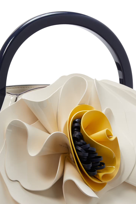 Flora 3D Flower Top Handle Bag